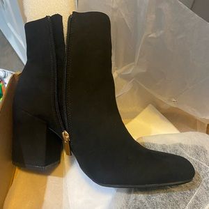 black booties 7.5